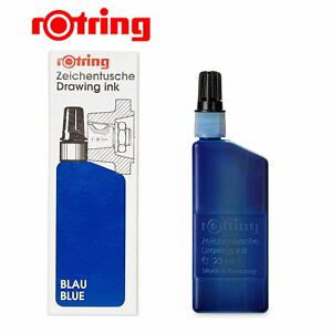Tusz butelkowany rOtring Isograph 23ml, niebieski